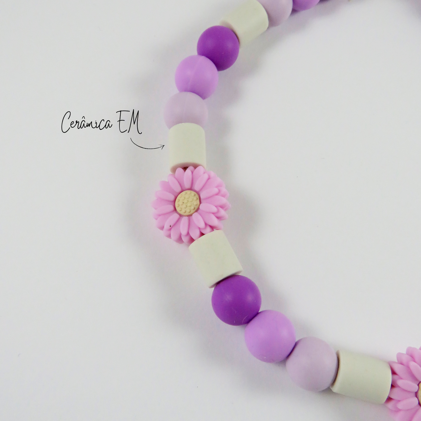 Colar Repelente Flores