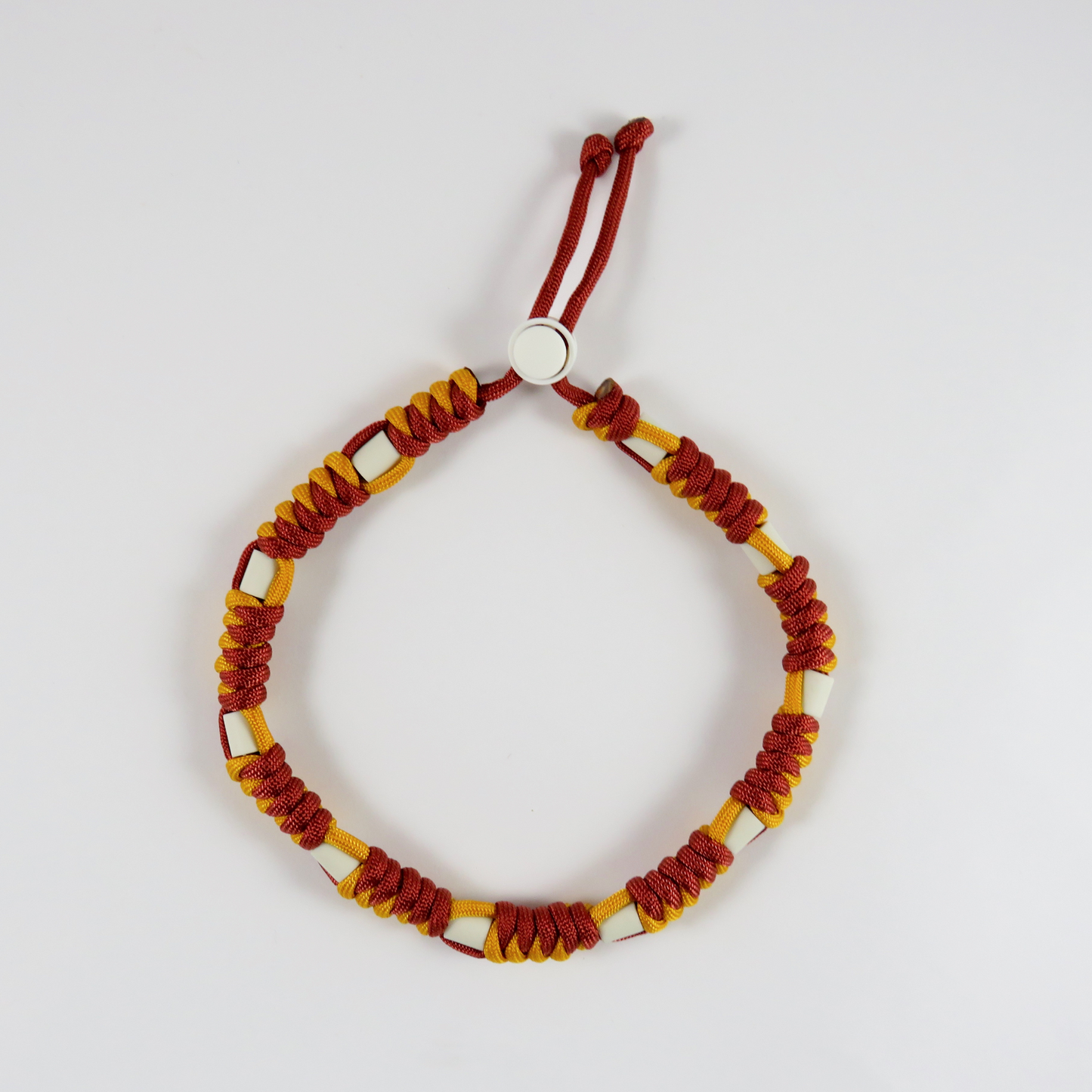 Colar Repelente Paracord Laranja
