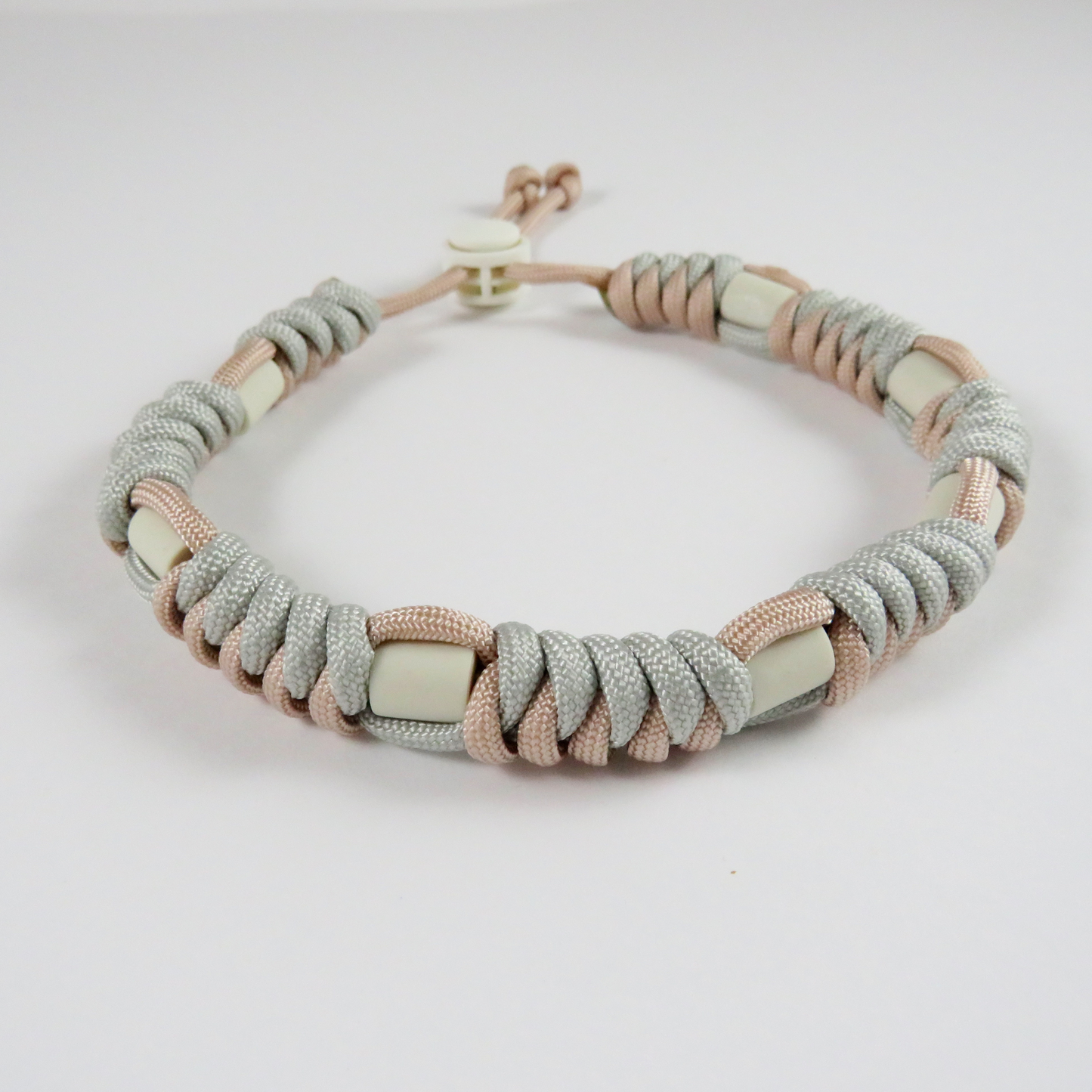 Colar Repelente Paracord Bege