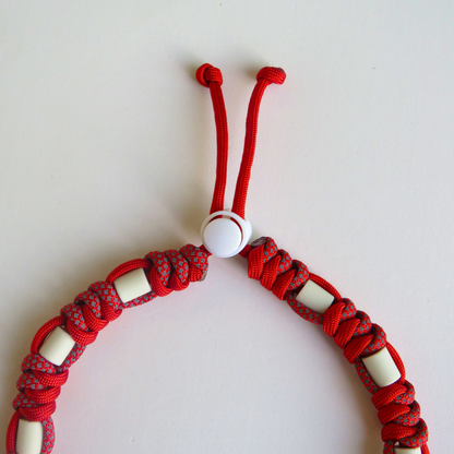 Colar Refletor Repelente Vermelho