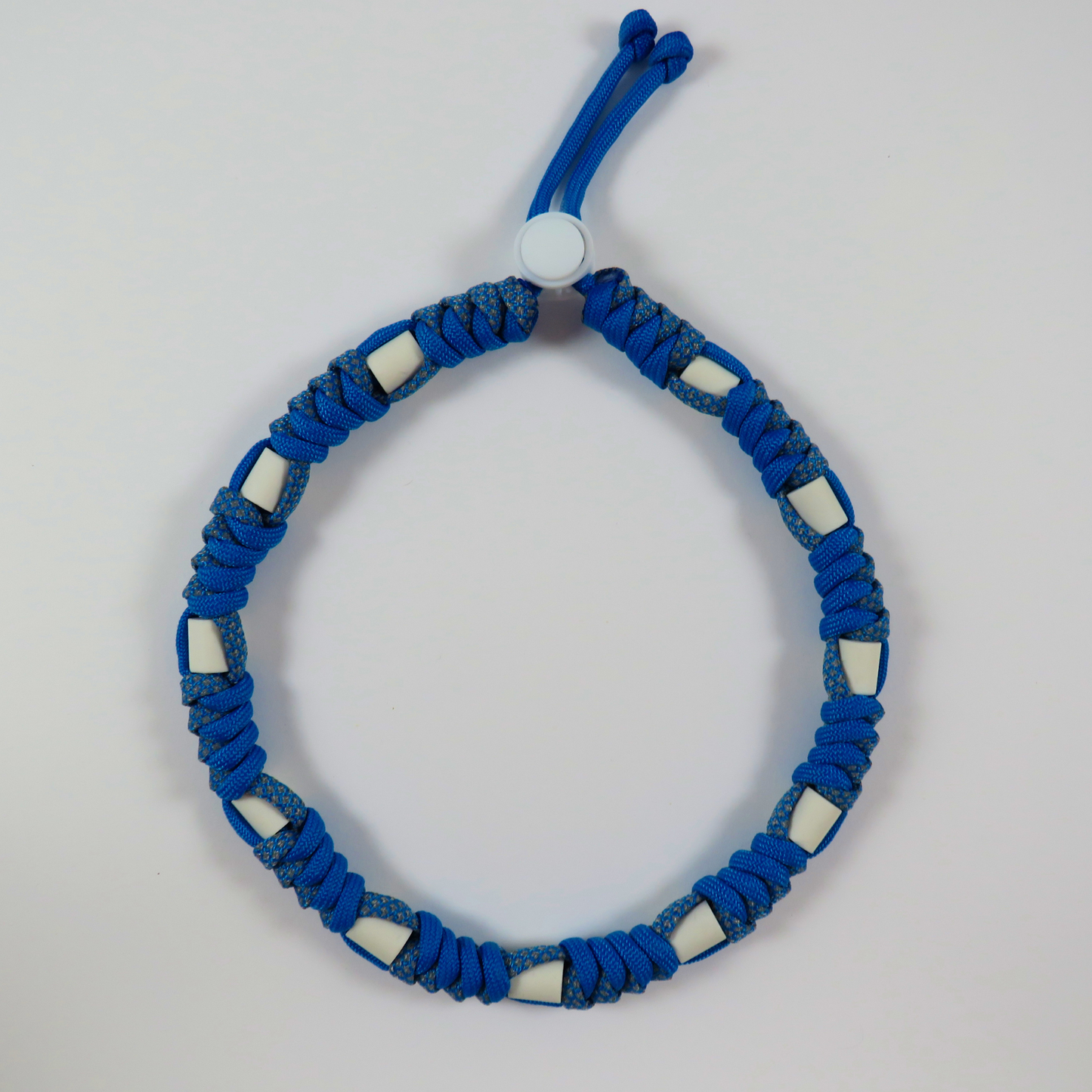 Colar Refletor Repelente Azul