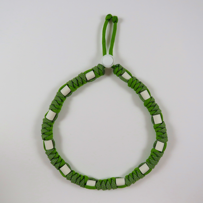 Colar Refletor Repelente Verde