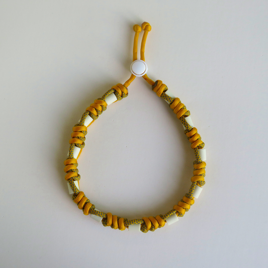 Colar Refletor Repelente Amarelo