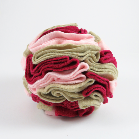 Bola Olfativa Bordo e Rosa 2