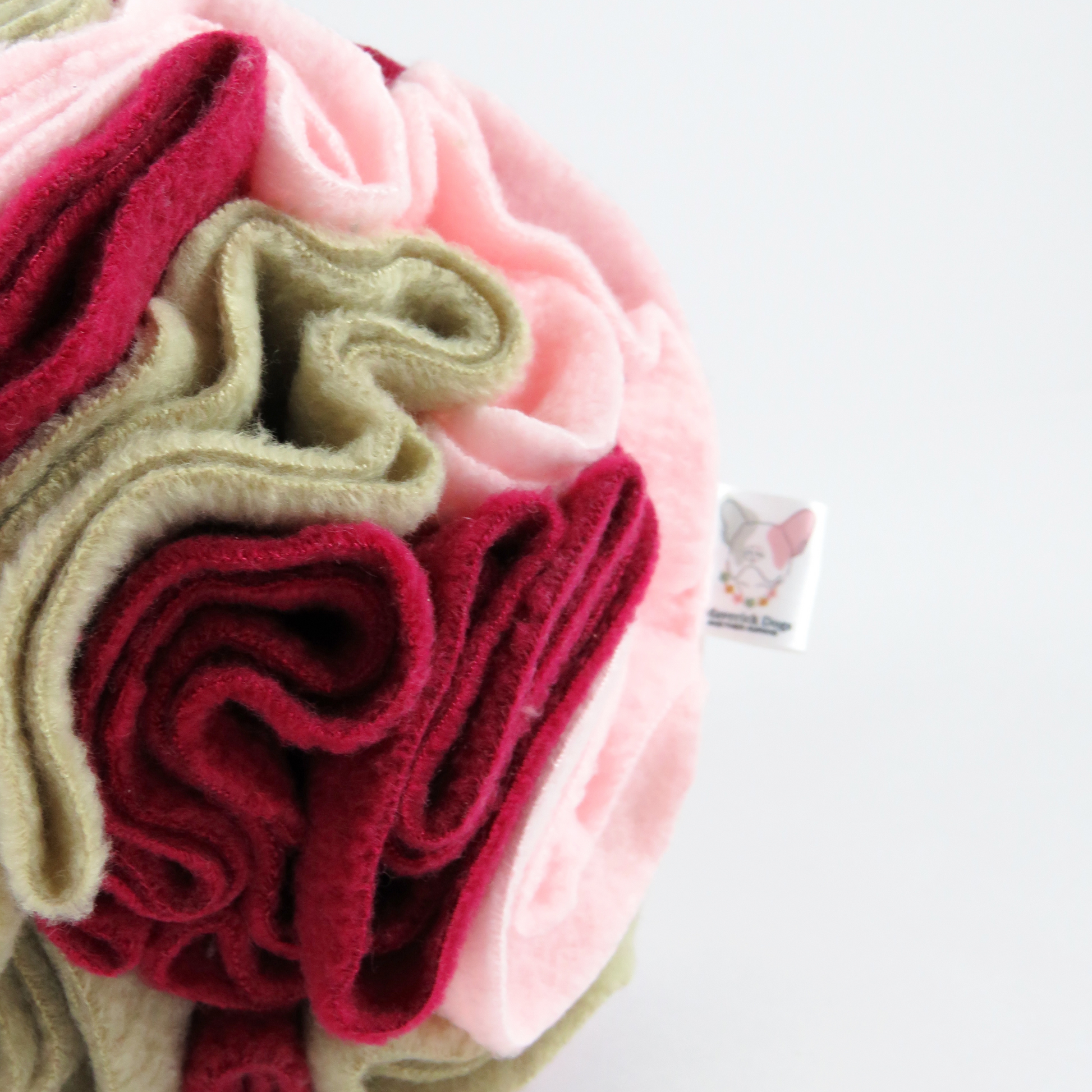 Bola Olfativa Bordo e Rosa 3