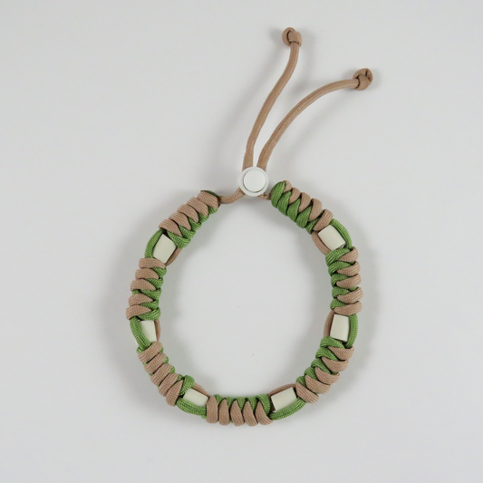 Colar Repelente Paracord Verde