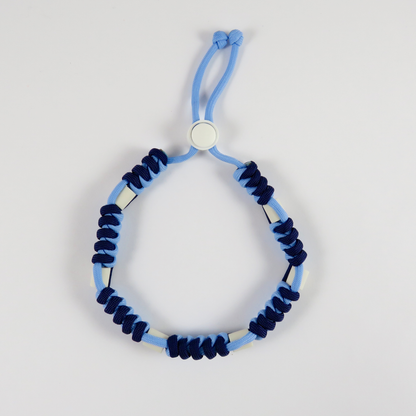 Colar Repelente Paracord Azul Marinho