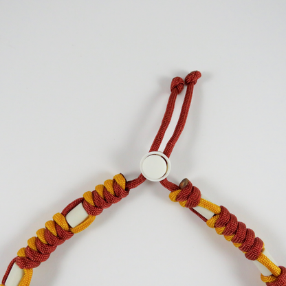Colar Repelente Paracord Laranja
