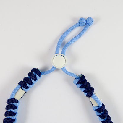 Colar Repelente Paracord Azul Marinho
