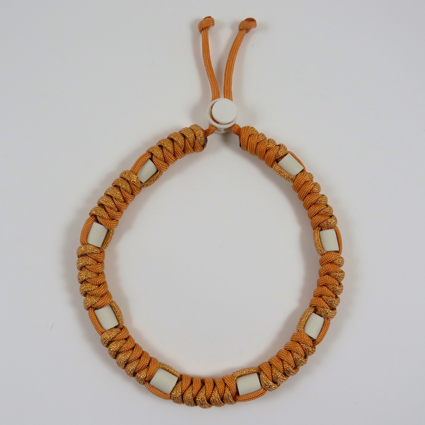 Beige Paracord Repellent Necklace