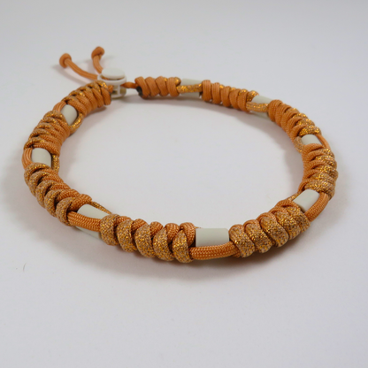 Beige Paracord Repellent Necklace